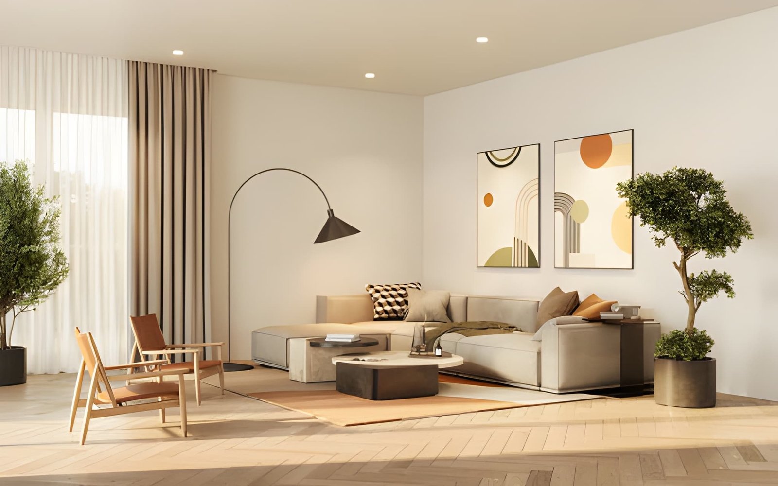 Modern residential interior design in Gurgaon and Noida